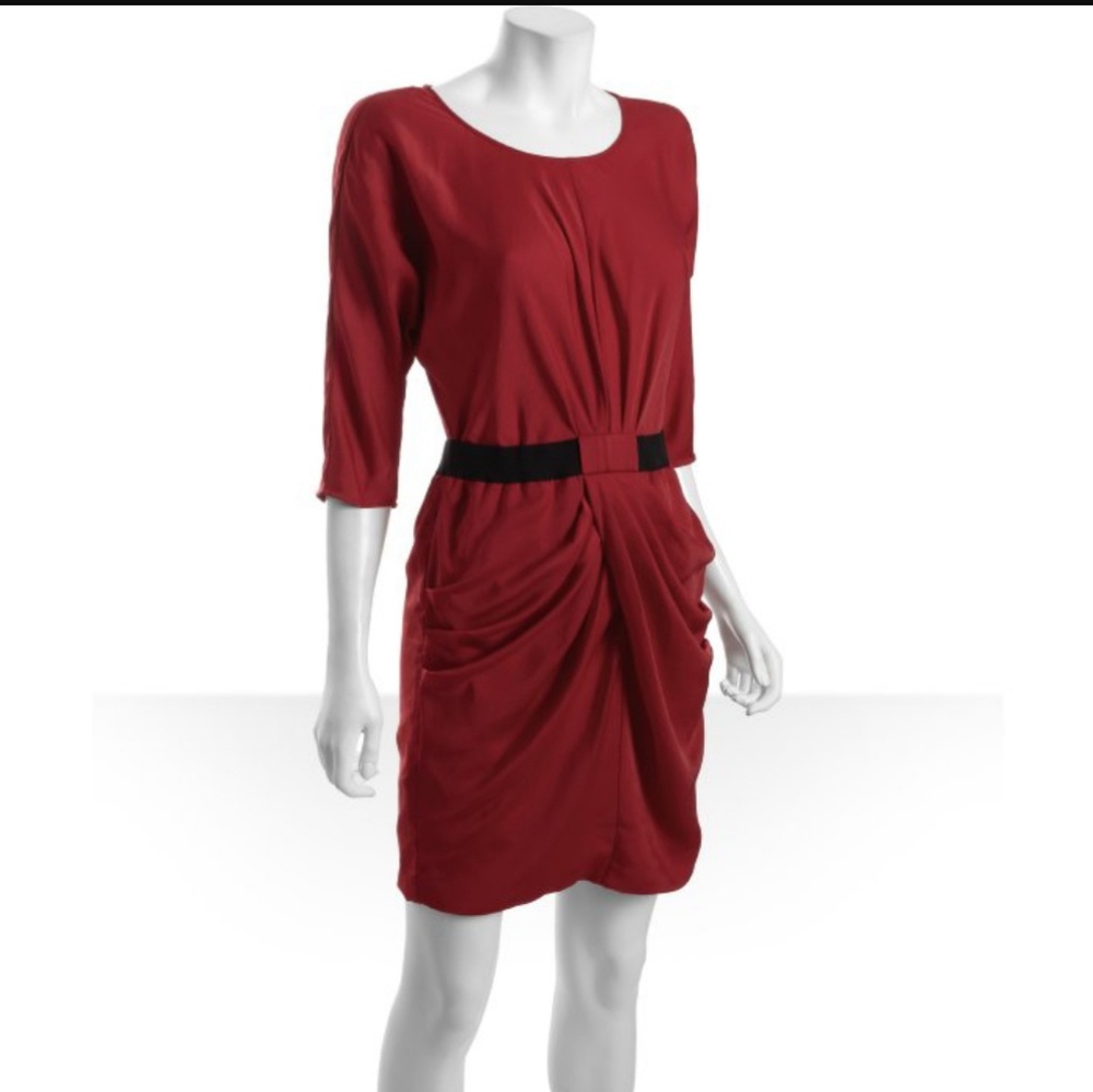 BCBG Red Iselin Dress